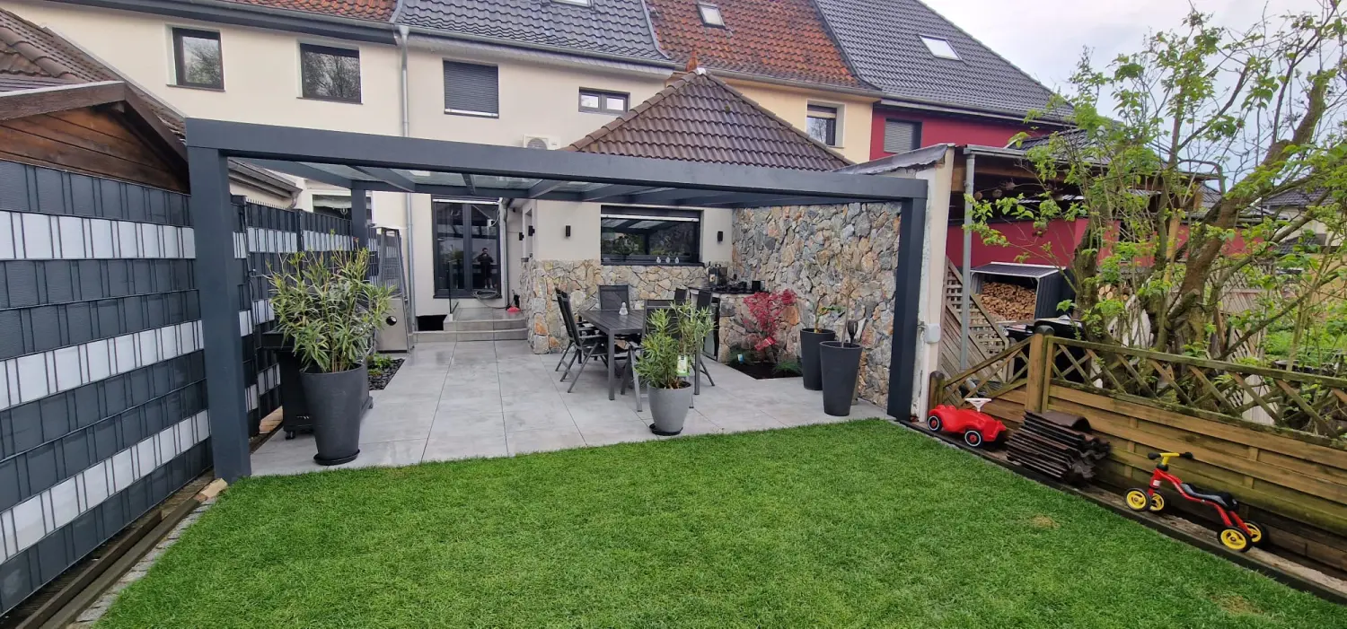 Projektbau Tysiak, Hausgartenüberdachung